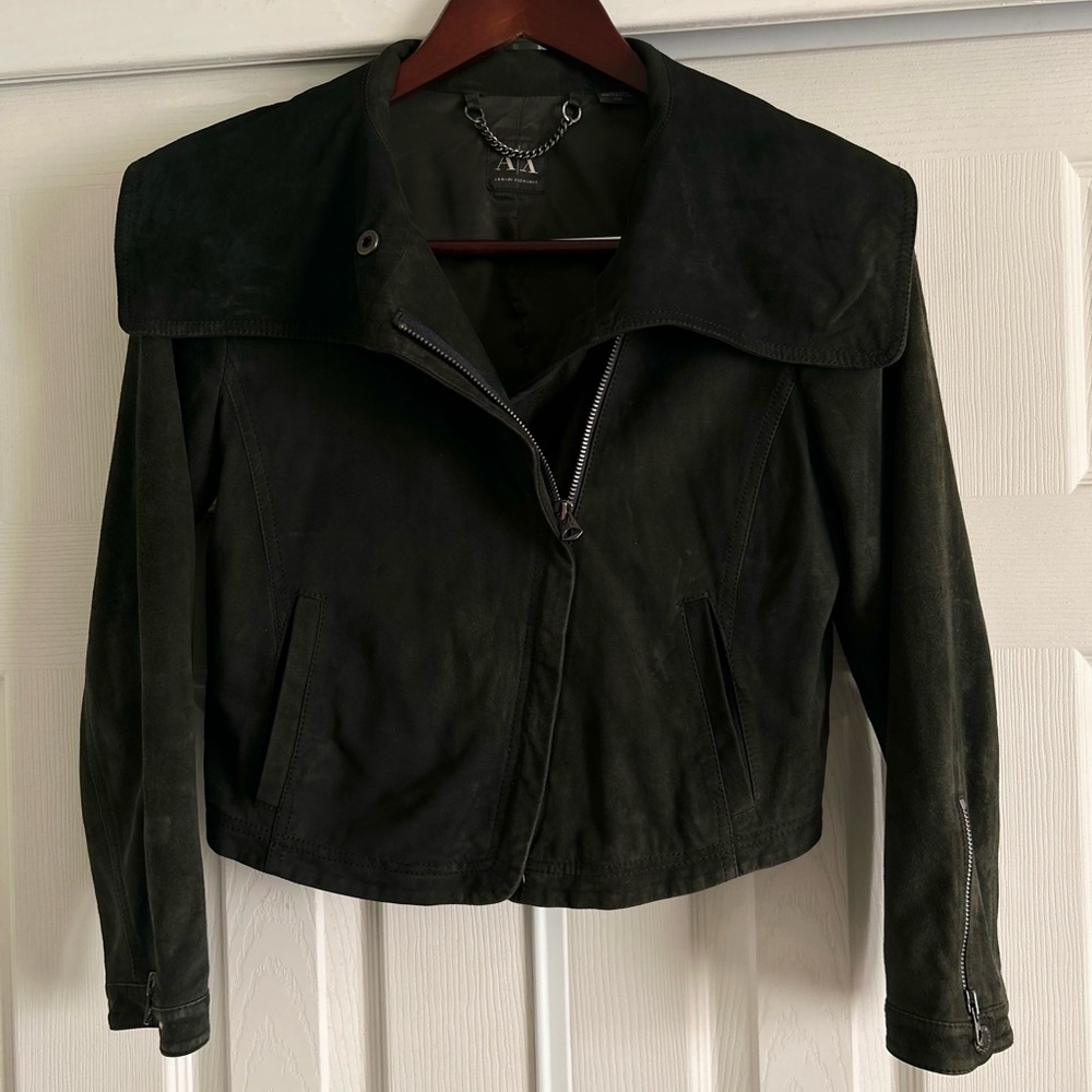 Armani Exchange moto jacket